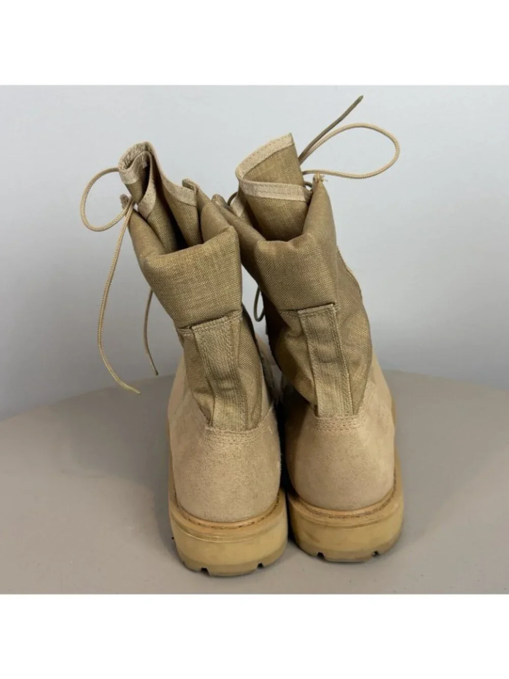 Rocky R6008 Tan Desert Safety Boots Men’s 10.5 W Steel Toe Vibram Tactical